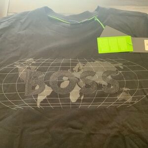 Hugo Boss Men's black T-Shirt diamond 1 Size M, NWT,MSRP$60